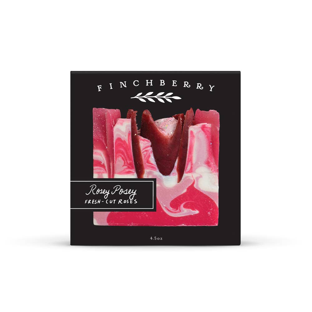 Finchberry Soap - Rosey Posey Soap (Boxed)-Bath & Beauty-FinchBerry-The Twisted Chandelier