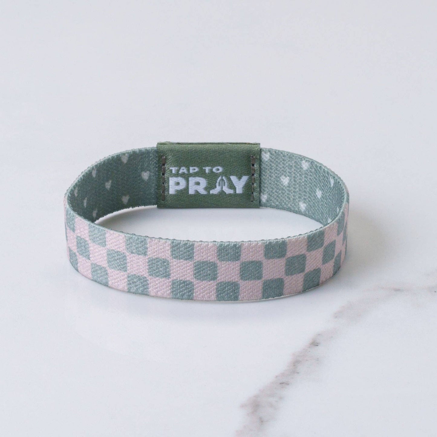 Tap To Pray® Wristband – Cottage & Tile-Versible-The Twisted Chandelier
