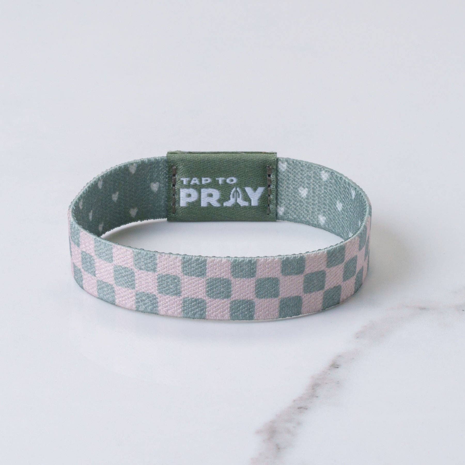 Tap To Pray® Wristband – Cottage & Tile-Versible-The Twisted Chandelier