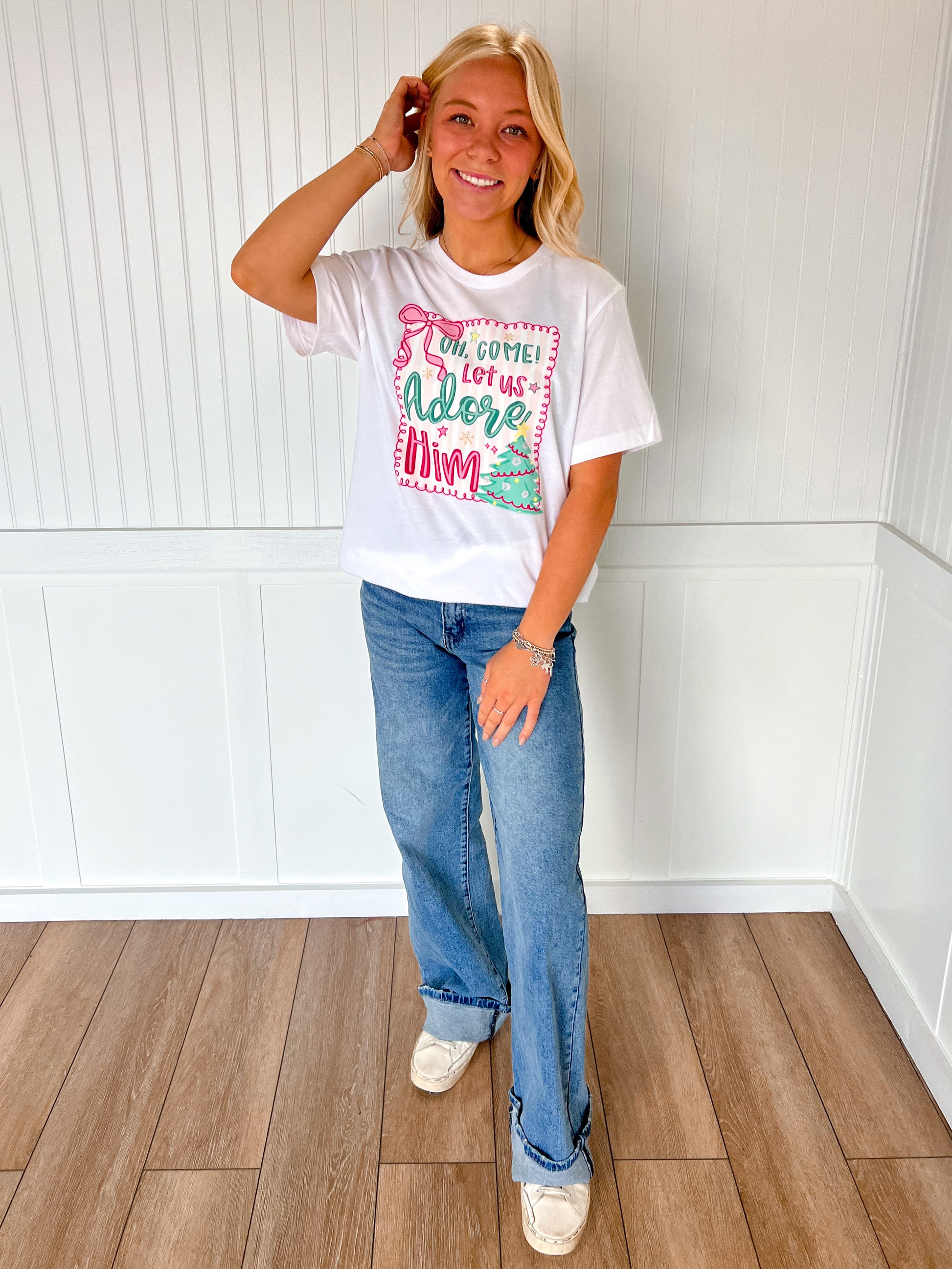 Come Let Us Adore Him Design-TOP-This Wild Life Wholesale-Tops Collection-The Twisted Chandelier