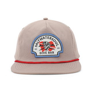 Men’s Dive Bar Tan Rope Snapback Hat-SALT WATER SOUL-Men's-The Twisted Chandelier