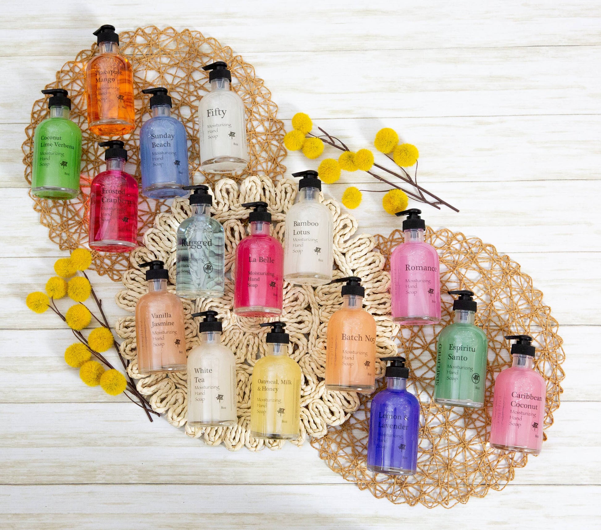 Simplified 8 oz Hand Soap - Caribbean Coconut-Simplified Soap-The Twisted Chandelier