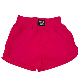 Laken Lulu Mac Shorts - Hot Pink-Shorts-Girlie Girl Originals-bottoms-The Twisted Chandelier