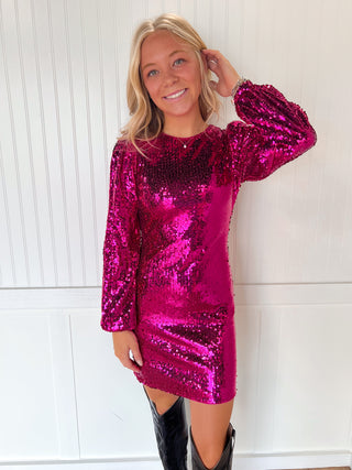 Barbie Sequin Mini Dress-FLYING TOMATO-DJR-The Twisted Chandelier