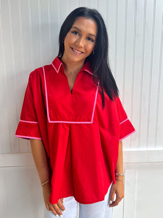 Kennedy Solid Short Sleeve Top-top-Entro-FD 06/17/26,Tops Collection-The Twisted Chandelier