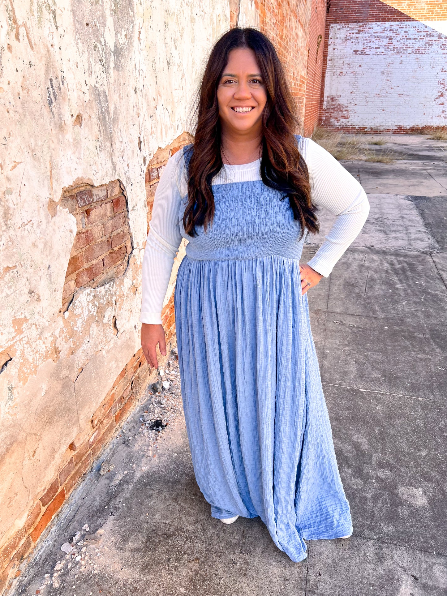 Wrenley Tencel Crinkle Fabric Smocked Top Midi Dress-Dress-Kori America-1st md,Bin B3,DJR,FD 05/15/24,Max Retail,PB10170-The Twisted Chandelier