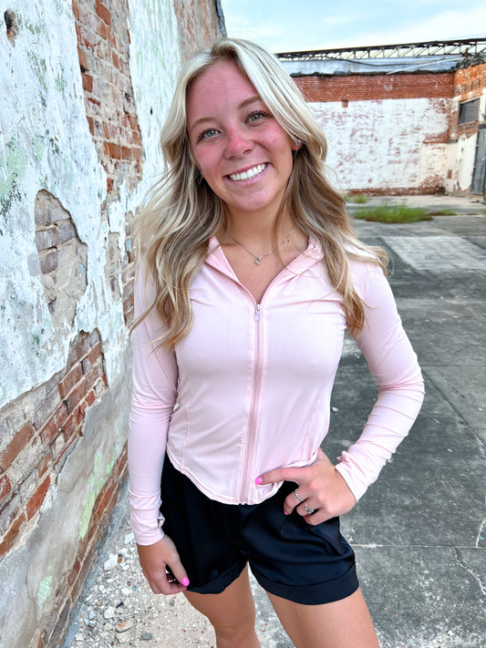 Katie Dry Fit Zip Up Lightweight Jacket-Apparel & Accessories-blu pepper-11/13/24,1st md,Bin c1,OGP 52.99,Tops Collection-The Twisted Chandelier