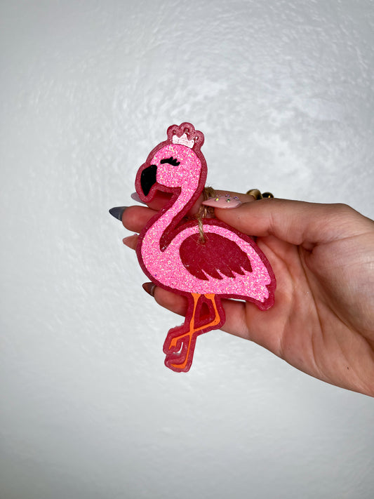 Summer Flamingo Car Freshie-Southern Creek Wholesale-The Twisted Chandelier