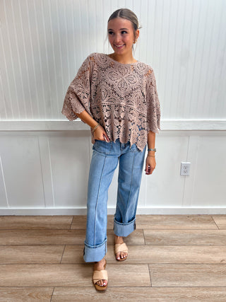 Ivy Crochet Lace Top-Top-Bluivy-Fall Favorites,FD 08/25/26,NewArrival,Tops Collection-The Twisted Chandelier