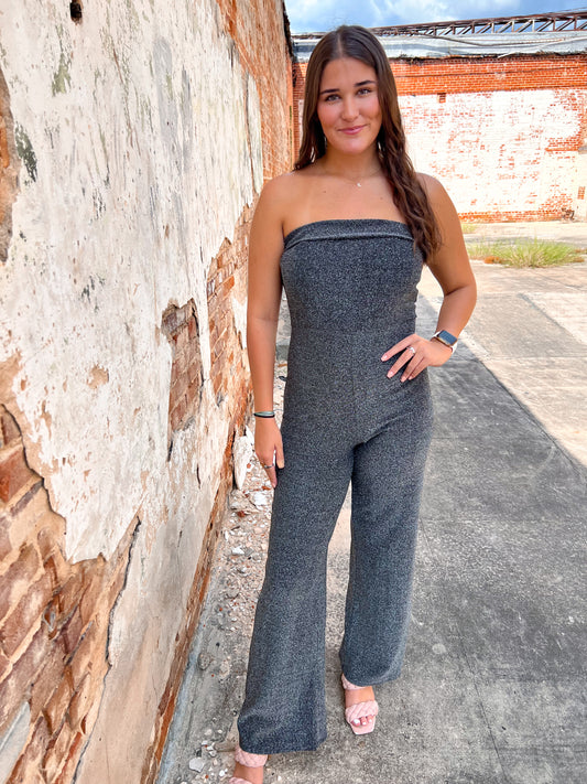 Amelia Bodycon Strapless Jumpsuit-Jumpsuits & Rompers-The Vintage Shop-& Jumpsuits,05/25/24,1st md,DJR,Dresses,FD JAN 24,Max Retail,Rompers-The Twisted Chandelier