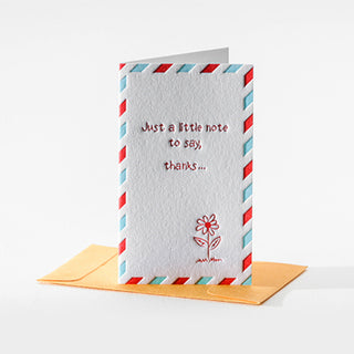 Old School Note Thank You Mini Card-Gift Card-Elum-The Twisted Chandelier