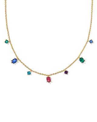 Kendra Scott Cailin Delicate Strand Necklace Gold Multi Mix-Necklace-Kendra Scott-N01345GLD-The Twisted Chandelier