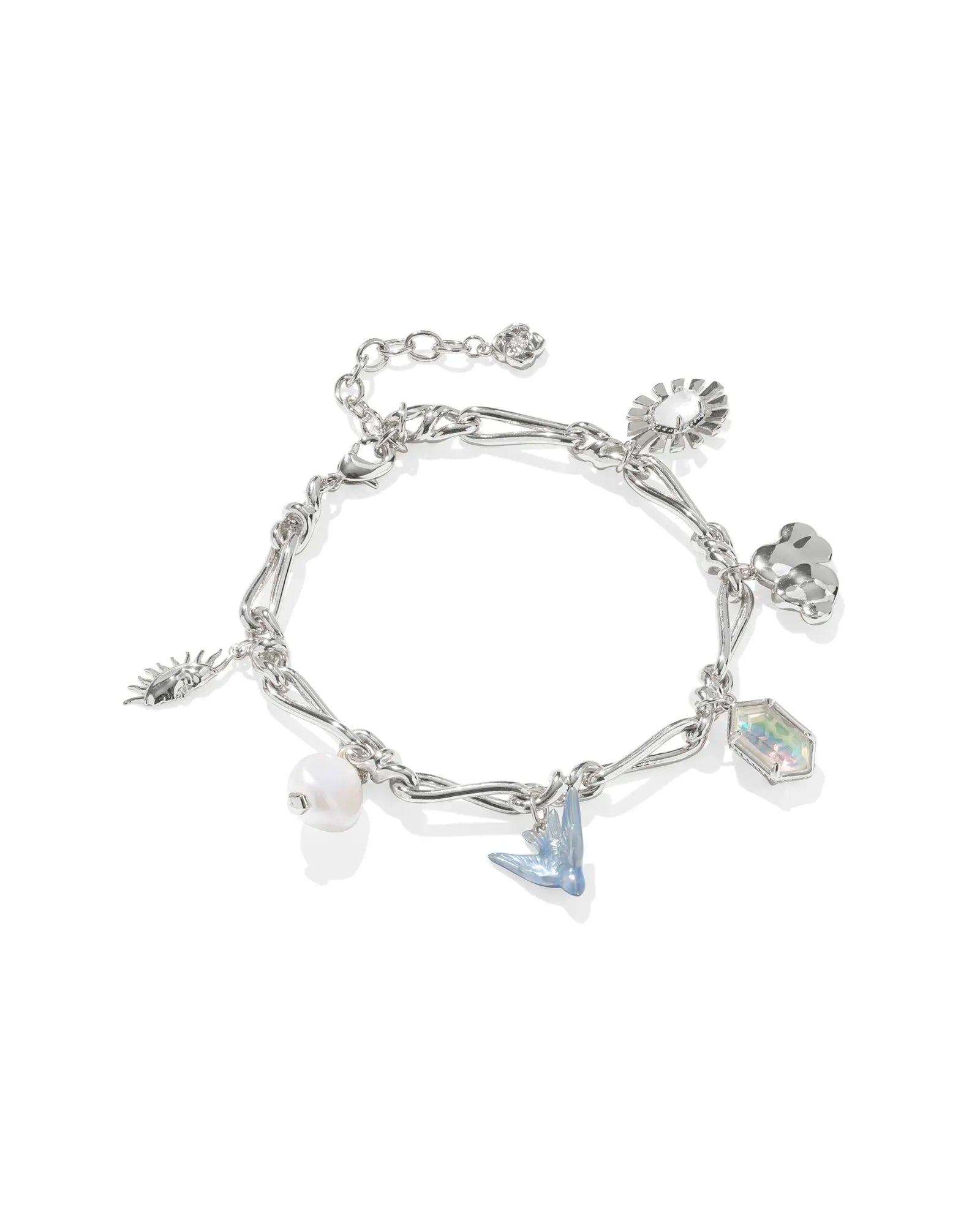 Kendra Scott Melody Charm Bracelet Silver Neutral Mix-Bracelets-Kendra Scott-B00268RHD,Sale Kendra Scott-The Twisted Chandelier