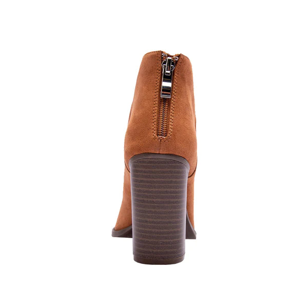 Camel Faux Suede Bootie-Boots-Qupid-04/25,05/27/24,09/12/23,1st md,Max Retail-The Twisted Chandelier