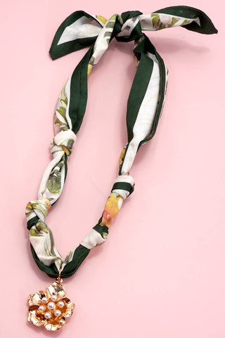 Handmade Scarf Charm Necklaces-Necklace-JOSSLYN by wall to wall-80N91790-The Twisted Chandelier