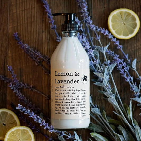 Simplified 16 oz Lotion - Lemon & Lavender-Simplified Soap-The Twisted Chandelier