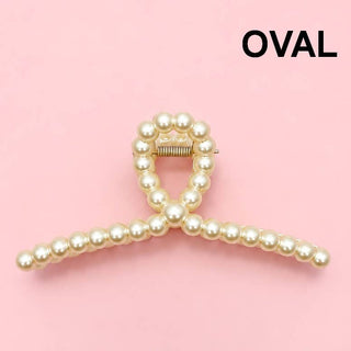 Pearl Hair Claw Clips-JOSSLYN by wall to wall-The Twisted Chandelier