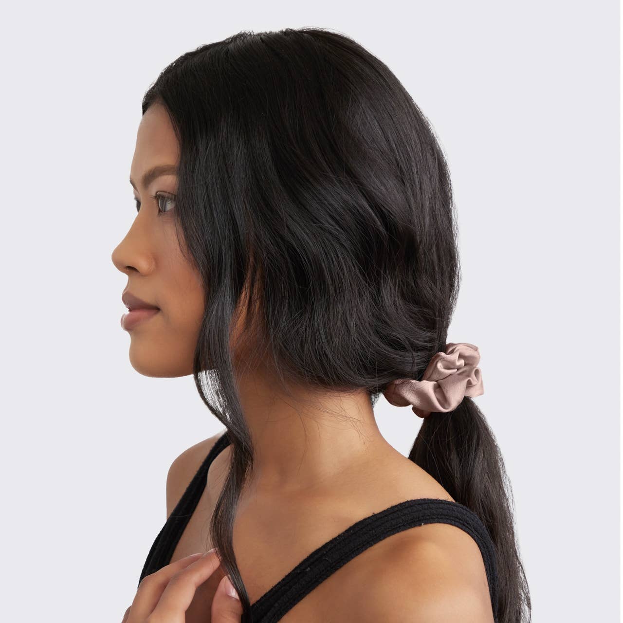 Satin Sleep Scrunchies 5pc- Cameo-KITSCH-Accessories-The Twisted Chandelier