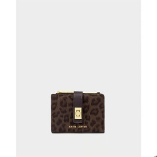 Orin Twist Lock Wallet - Chocolate Leopard-Bag-Katie Loxton-Fall Favorites-The Twisted Chandelier