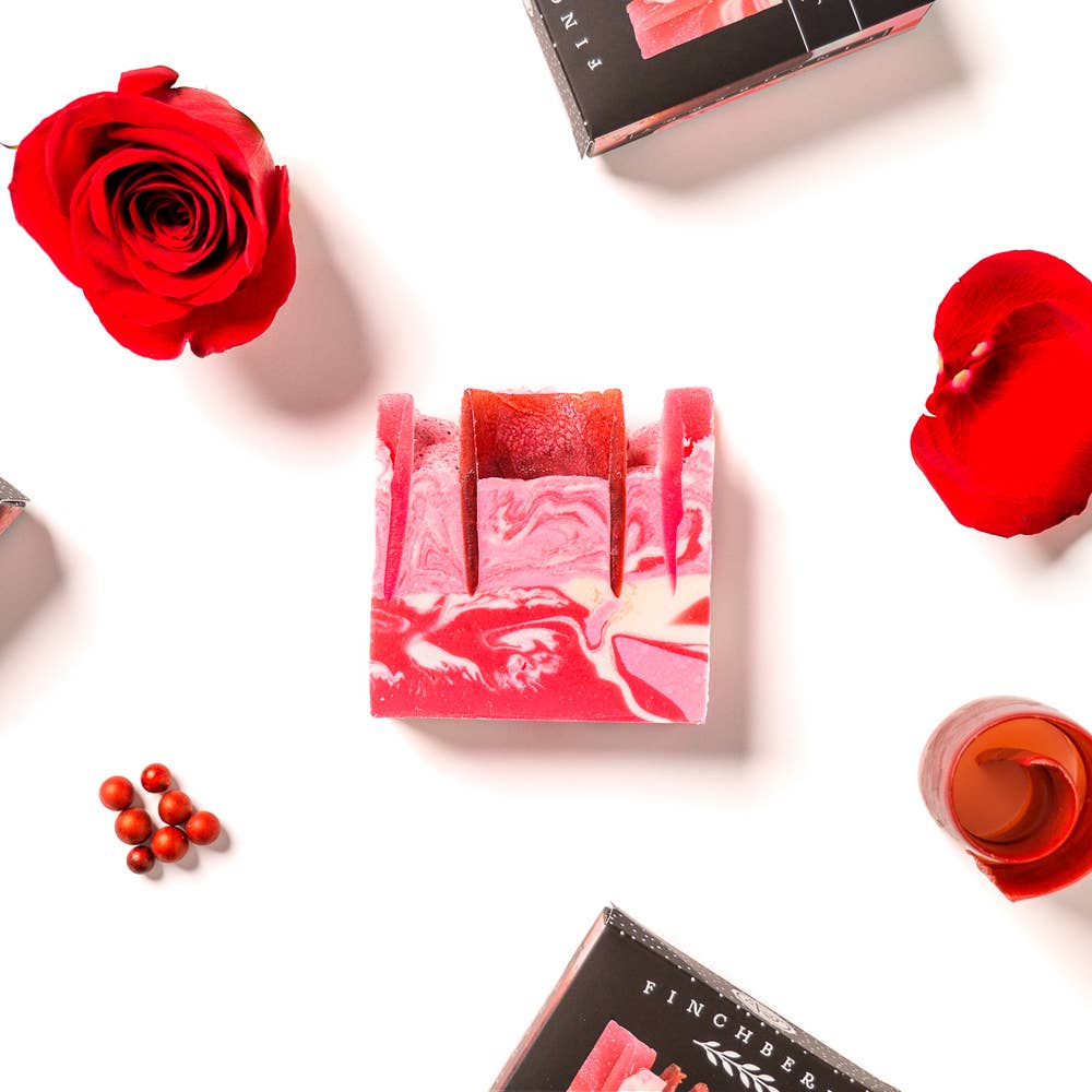 Finchberry Soap - Rosey Posey Soap (Boxed)-Bath & Beauty-FinchBerry-The Twisted Chandelier