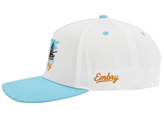 Men's White/Sky - Offshore Hat-Hat-Embry Outdoors-Men's-The Twisted Chandelier