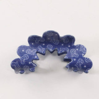 Vintage Porcelain Style Half Moon Hair Claw Clips-Hair Claws & Clips-JOSSLYN by wall to wall-40H900-The Twisted Chandelier