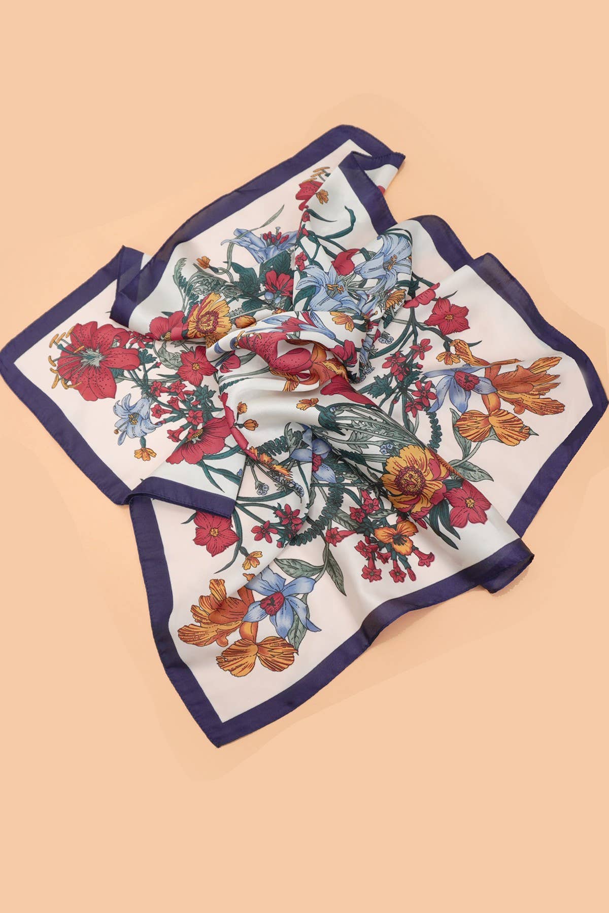 Large Floral Print Bandana Scarf-JOSSLYN by wall to wall-The Twisted Chandelier