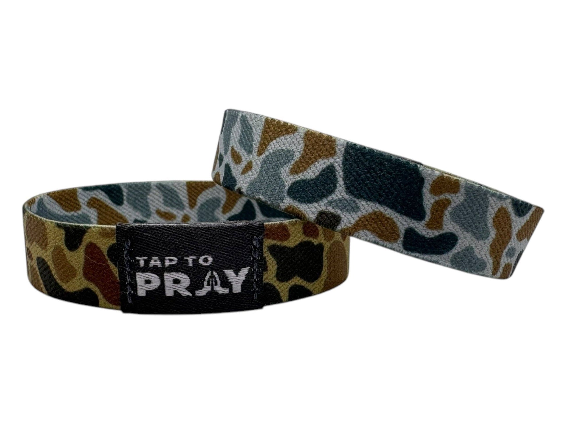 Tap To Pray™ Wristbands - River Rock Camo Sahara and Copper-Versible-X-Large-The Twisted Chandelier