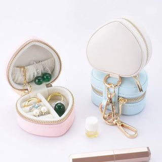 Mini Heart Jewelry Box Keychain Bag Charm-JOSSLYN by wall to wall-The Twisted Chandelier