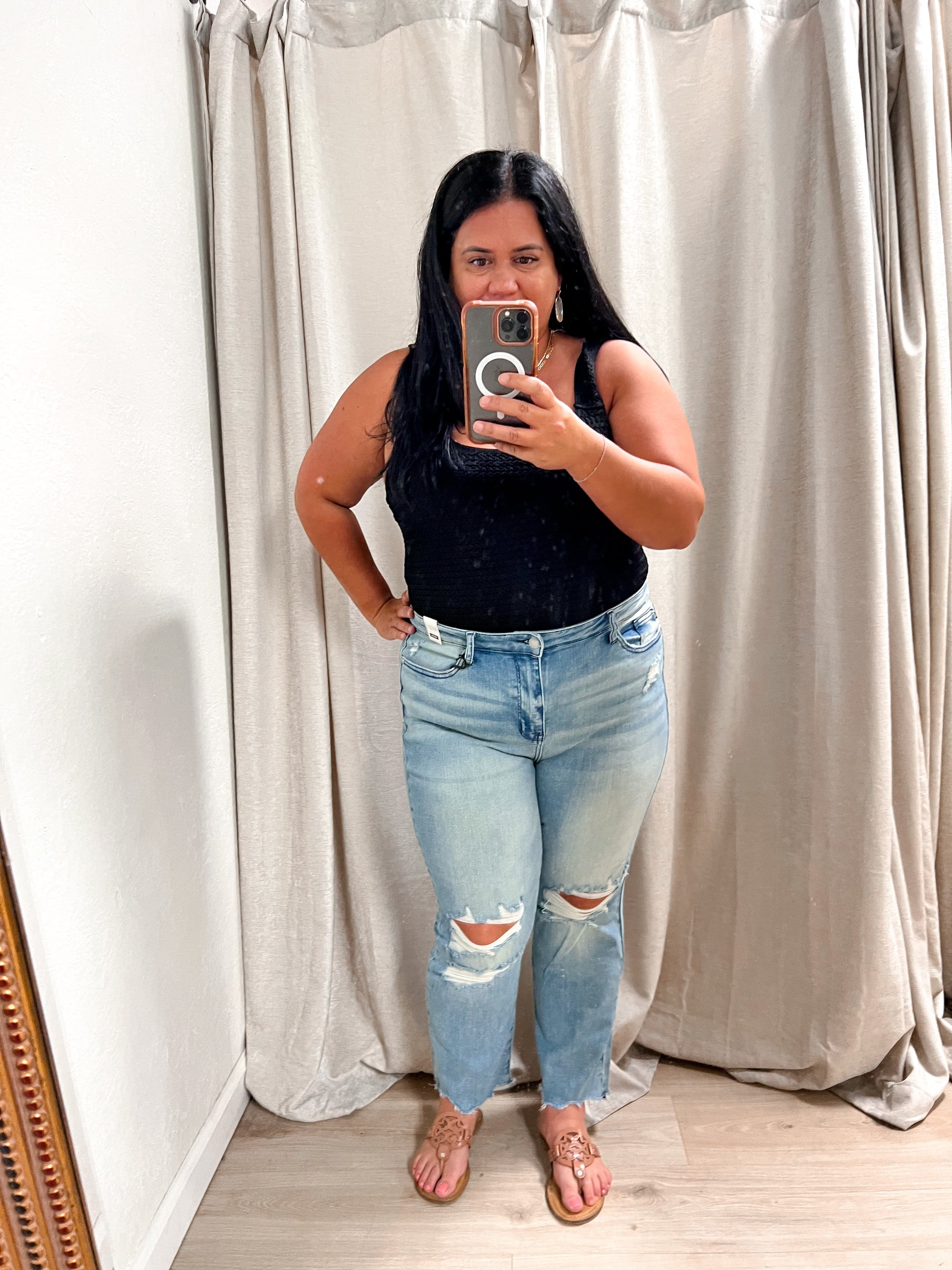 Kylee Stretchy Textured Bodysuit-BLOUSE TOP-Heyson-03/08/25,04/21/25,05/25/24,1st md,6/27/23,Bin D1,G9856,Max Retail,Tops Collection-The Twisted Chandelier