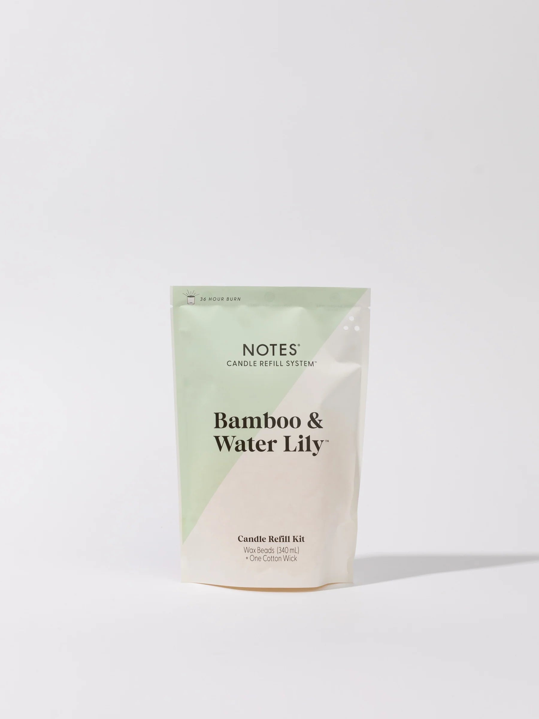 NOTES® Sustainable Candle Refill Kit - Bamboo & Water Lily-Candles-Notes Candles-The Twisted Chandelier