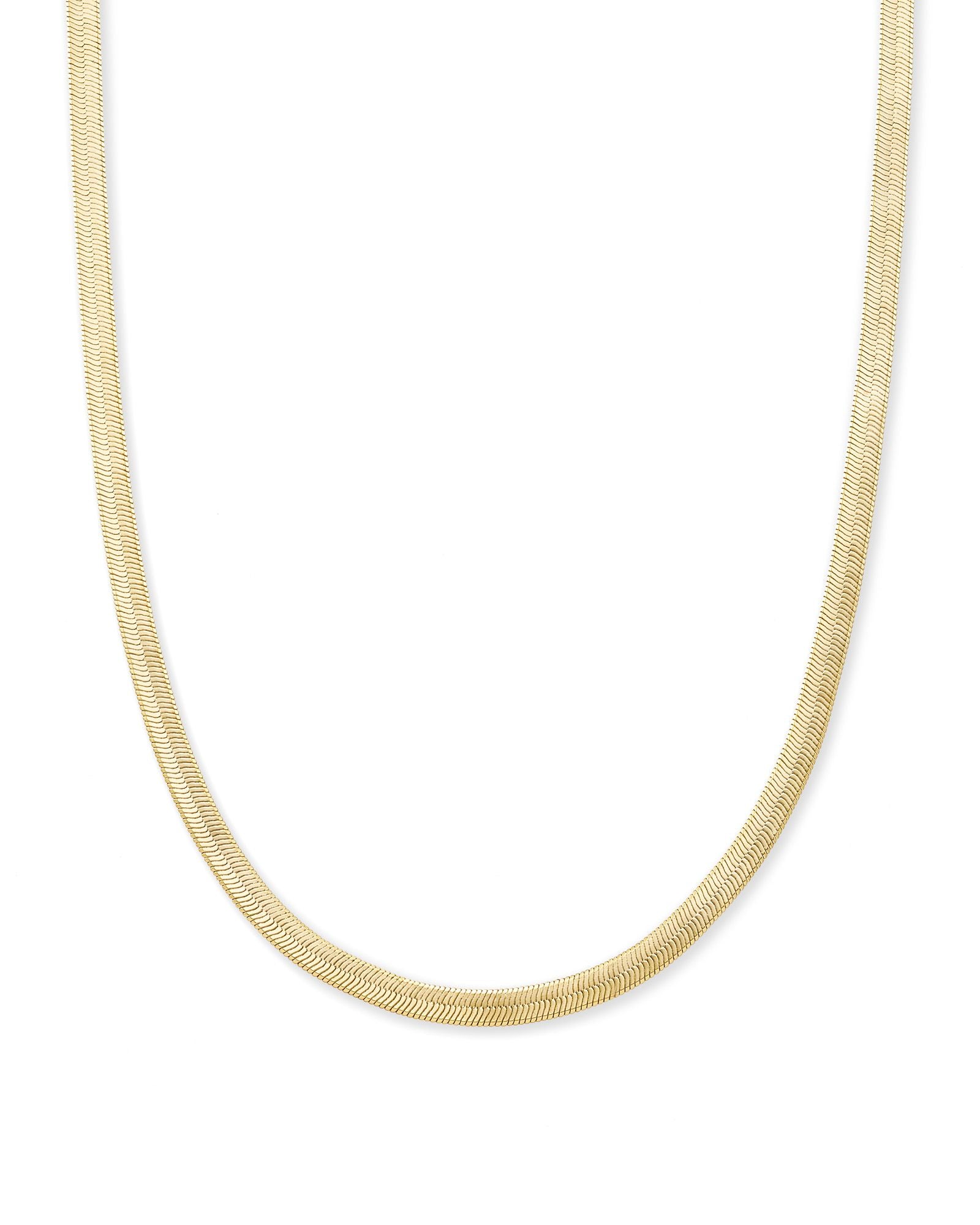 Kendra Scott Kassie Chain Necklace Gold Metal-Necklaces-Kendra Scott-KS,N1717GLD-The Twisted Chandelier