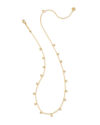 Kendra Scott Amelia Chain Necklace Gold Metal-Necklace-Kendra Scott-APRIL2022,KS,N1799GLD-The Twisted Chandelier