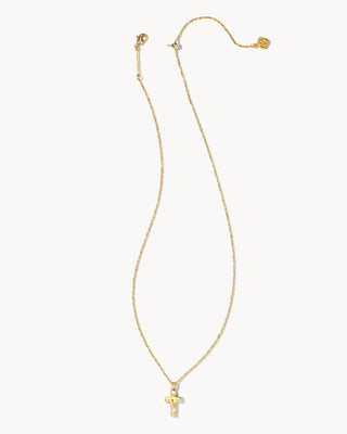 Kendra Scott Cross Pendant Necklace Gold Metal-Necklaces-Kendra Scott-N1759GLD-The Twisted Chandelier